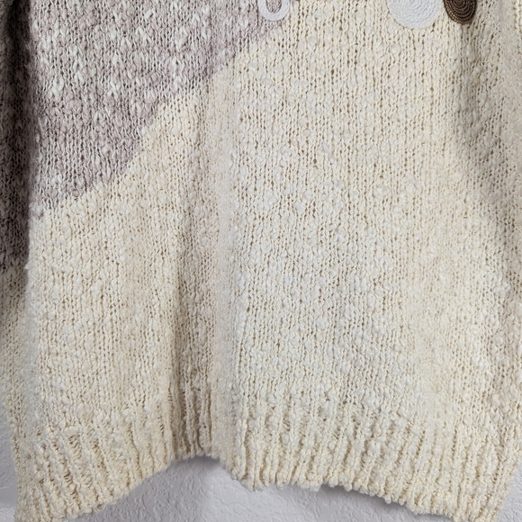 Vintage Bonnie & Bill by Holly Floral Appliqué Sequin Knit Sweater M Korea - Picture 10 of 16